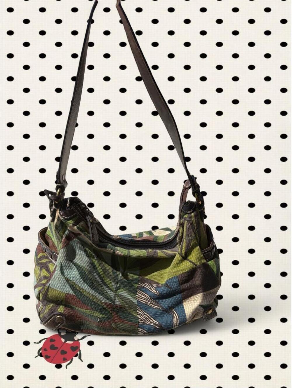 Fossil Women's Multi and Green Bag